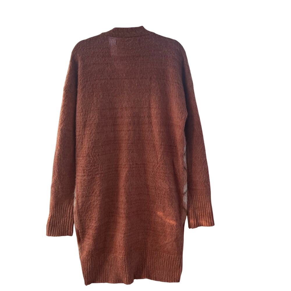 JENS PIRATE BOOTY x FREE PEOPLE Louella Argyle Oversized Longline Cardigan M/L - Picture 6 of 14